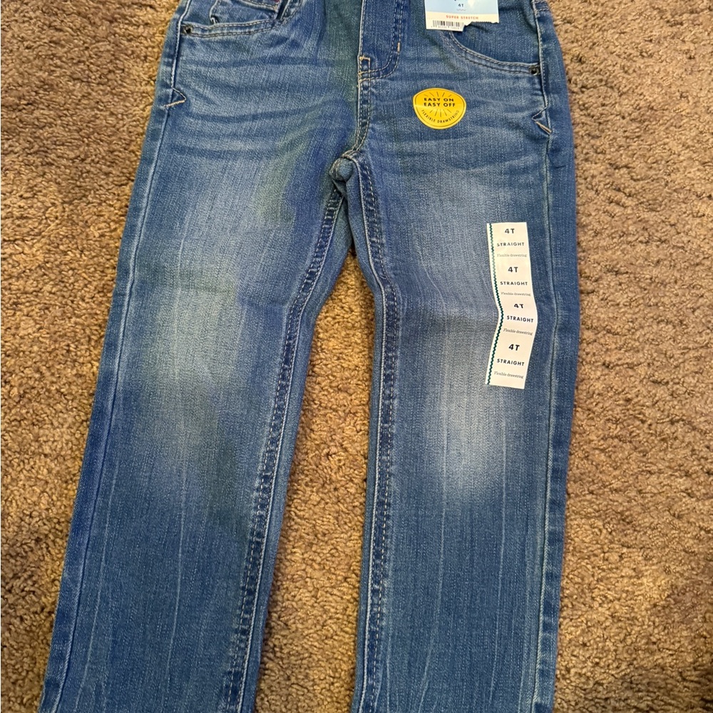 Cat & Jack Men's Straight Blue Jeans